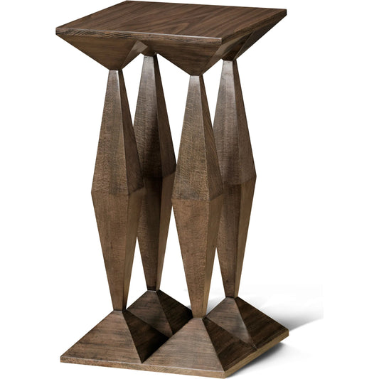 Aruba Side Table by Maitland-Smith in natural beech. Made from unique in a unique style.