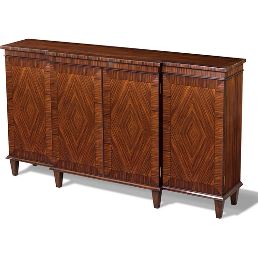 Diamond Rosewood Sideboard by Maitland-Smith. Made from unique in a traditional style.