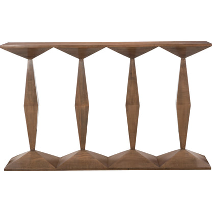Aruba Console Table by Maitland-Smith in natural beech. Made from unique in a unique style.