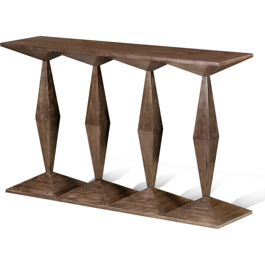 Aruba Console Table by Maitland-Smith in natural beech. Made from unique in a unique style.
