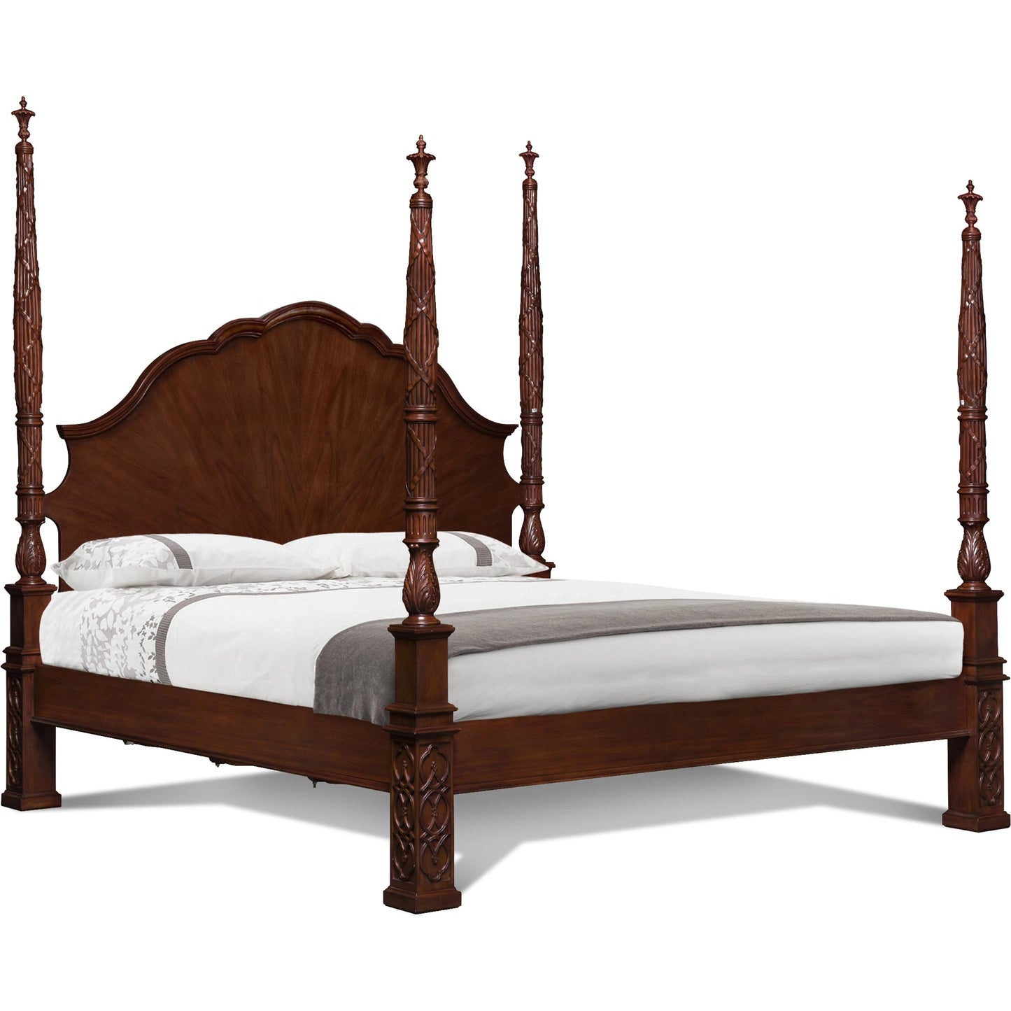 001 SI-2016141 | Primary Silo | Cecil King Bed by Maitland-Smith. Made from unique in a traditional style.
