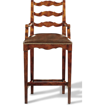 Morale Bar Stool by Maitland-Smith. Made from unique in a traditional style.