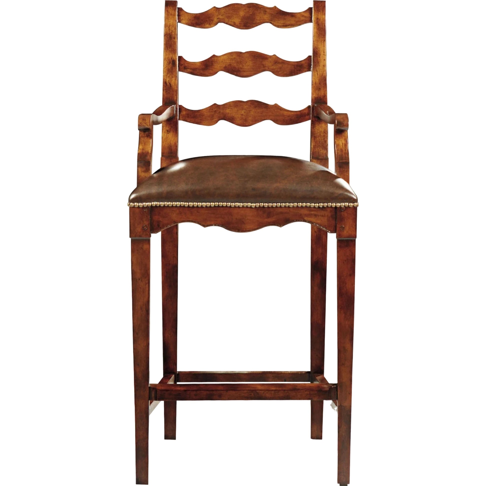 Morale Bar Stool by Maitland-Smith. Made from unique in a traditional style.