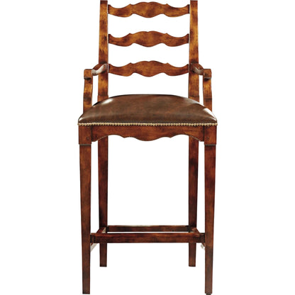 Morale Bar Stool by Maitland-Smith. Made from unique in a traditional style.