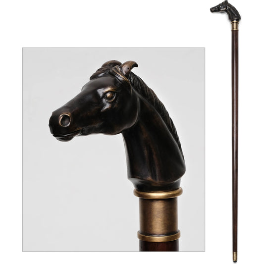 Horse Walking Stick by Maitland-Smith. Made from unique in a traditional style.