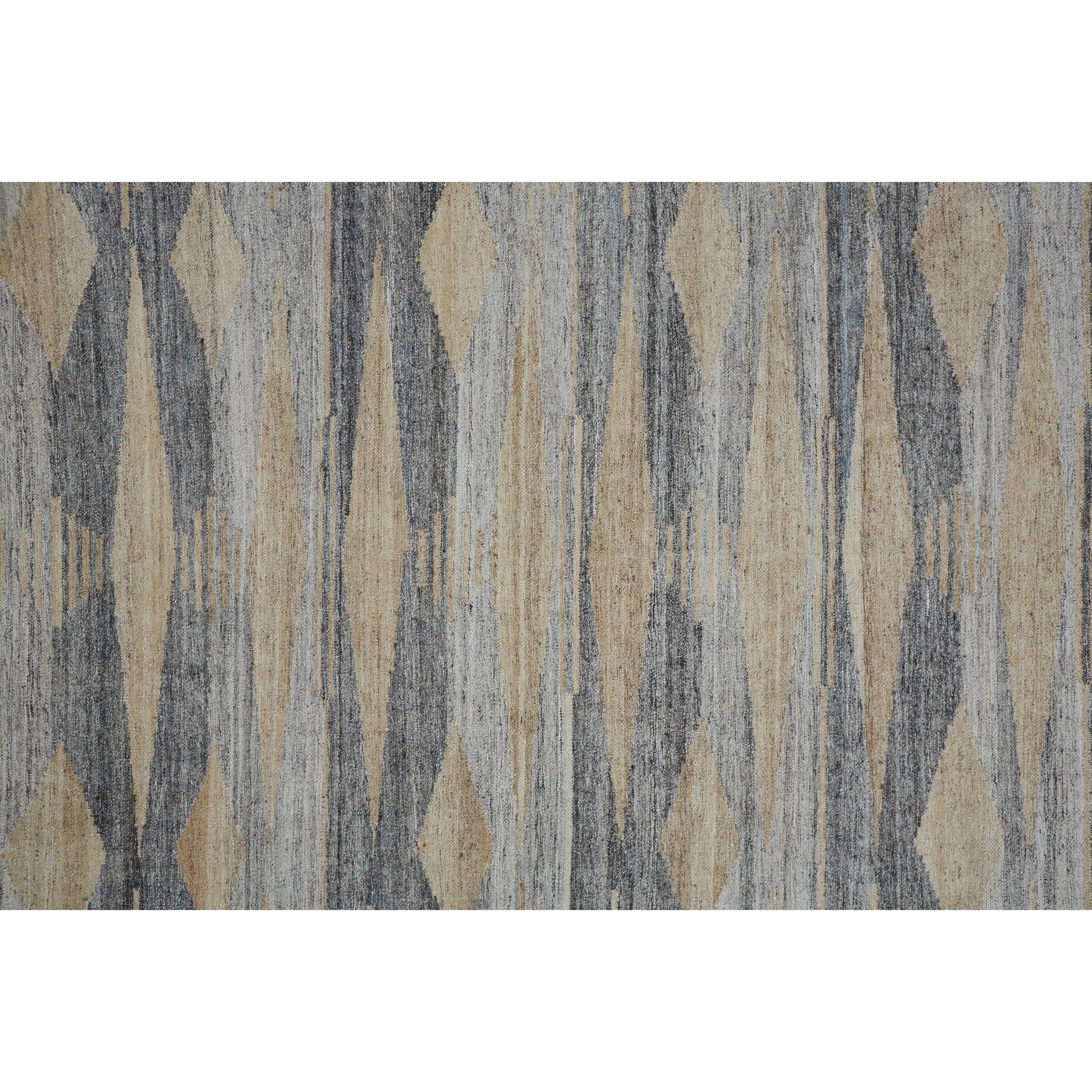 Beckett Moroccan Desert Rug - 0815F by Feizy in gray, beige. Made from pet in a unique style.