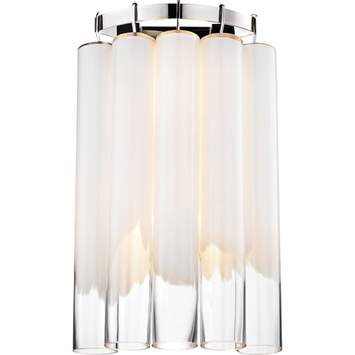 001 S-312519 | Additional Silo | Tyrell Wall Sconce by Hudson Valley in polished nickel. Made from steel in a modern style.
