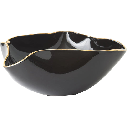 Currents Bowl by Global Views. Made from ceramic in a modern style.