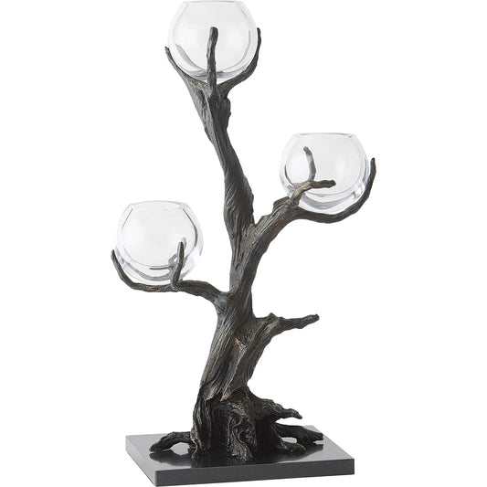 Monterey Vase Holder by Global Views in natural and marble. Made from unique in a modern style.