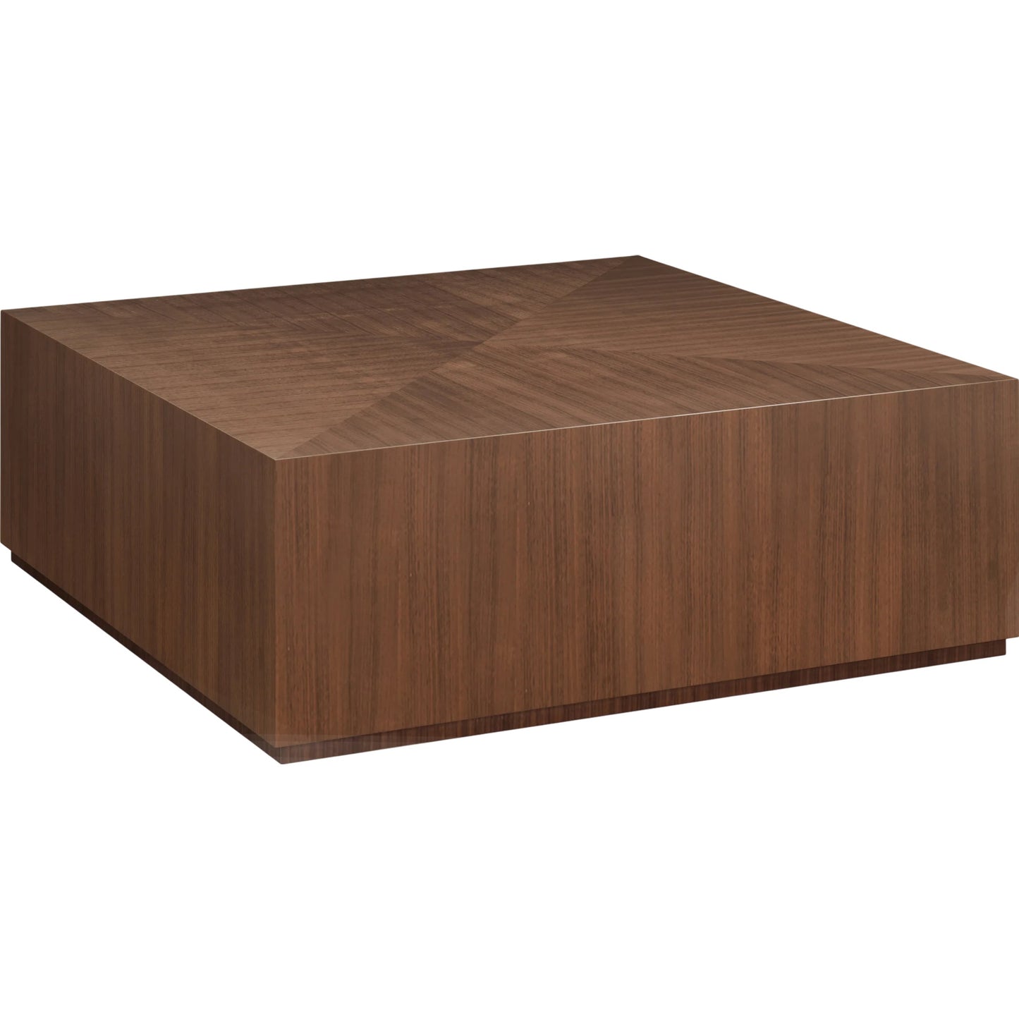 001 SI-2370742 | Primary Silo | Bello Square Cocktail Table by Caracole in retro walnut. Made from unique in a transitional style.