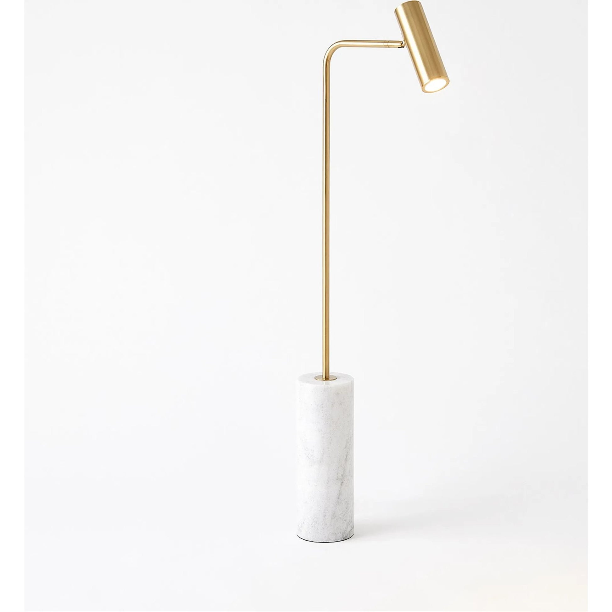 Spotlight Floor Lamp by Global Views in red and marble. Made from unique in a unique style.