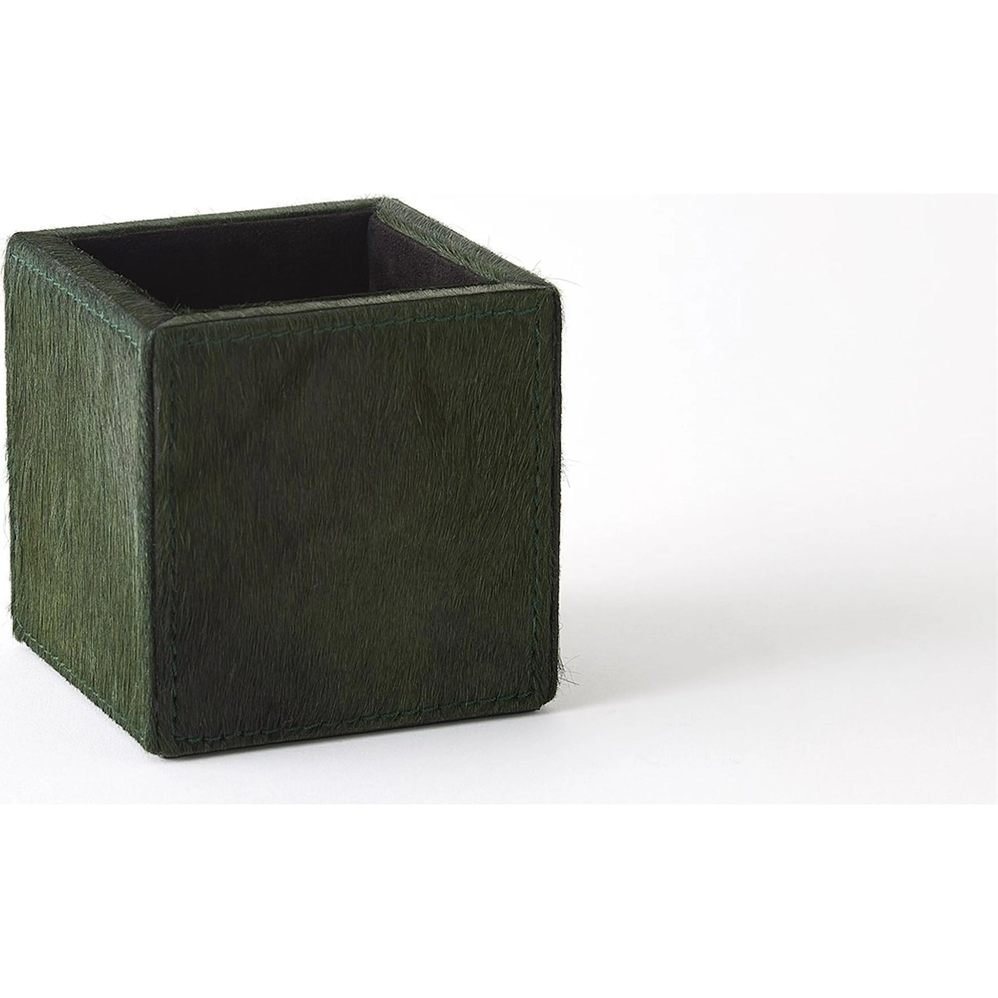 Posh Pencil Cup by Global Views in leather. Made from unique in a unique style.