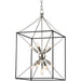 Glendale Pendant by Hudson Valley. Made from brass in a modern style.