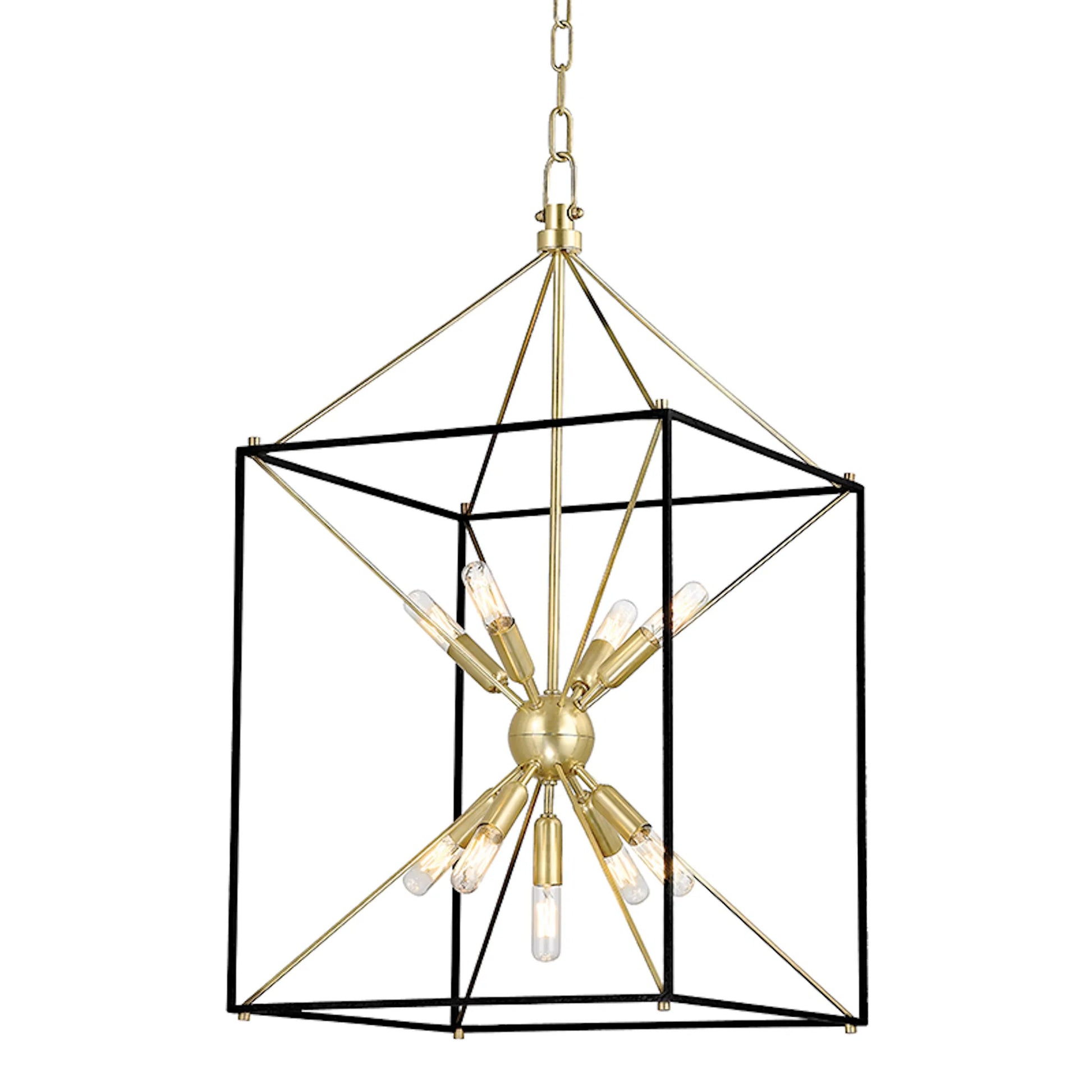 Glendale Pendant by Hudson Valley. Made from brass in a modern style.