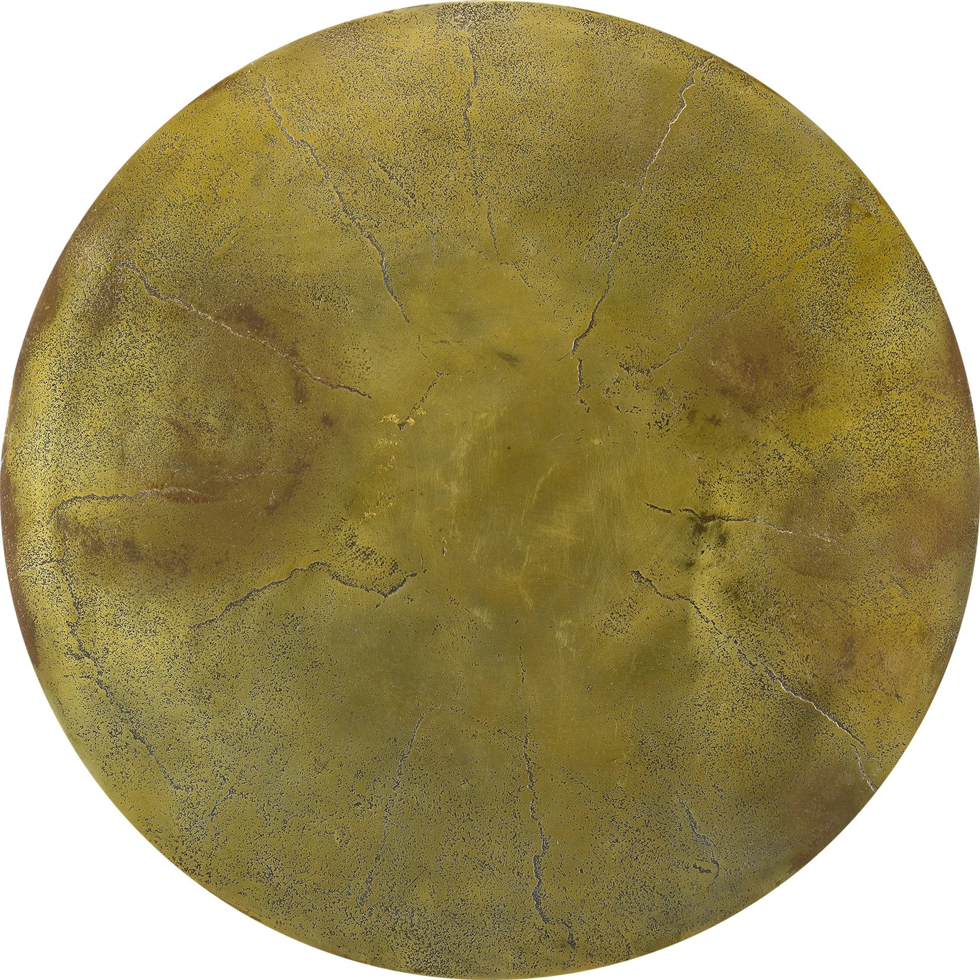 Abu Accent Table by Currey and Company in antique gold. Made from cast aluminum in a eclectic & global style.
