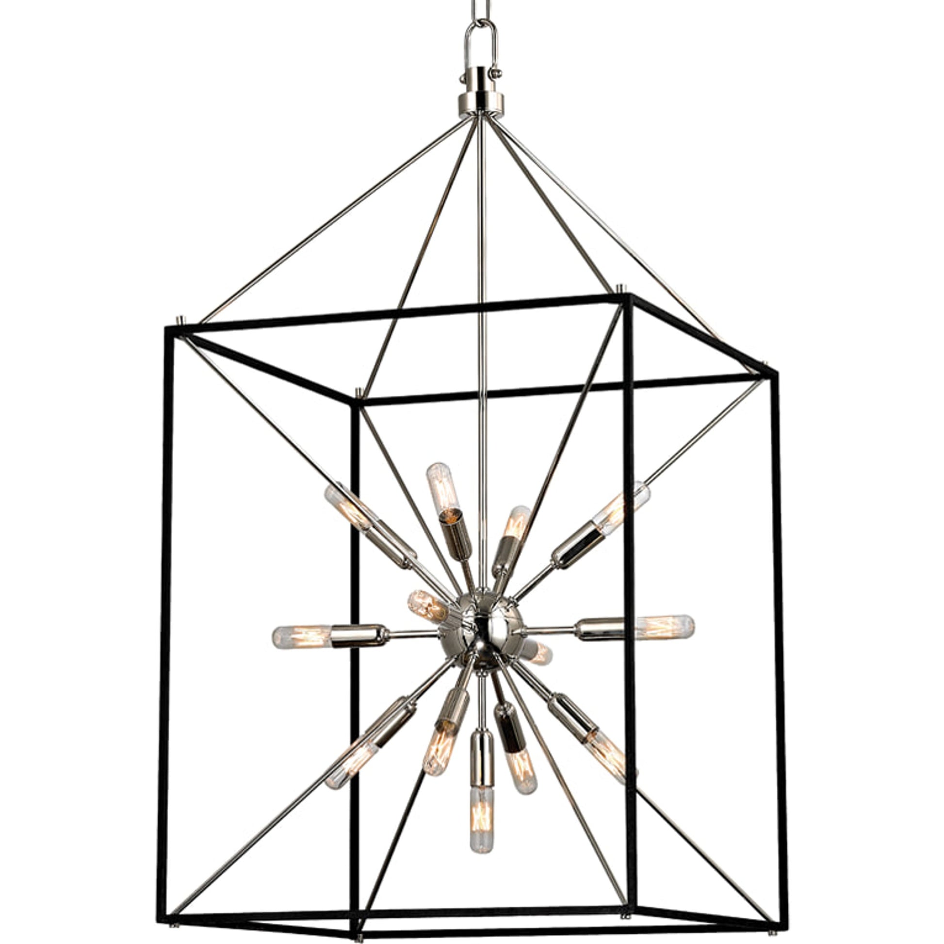 Glendale Chandelier by Hudson Valley. Made from brass in a modern style.