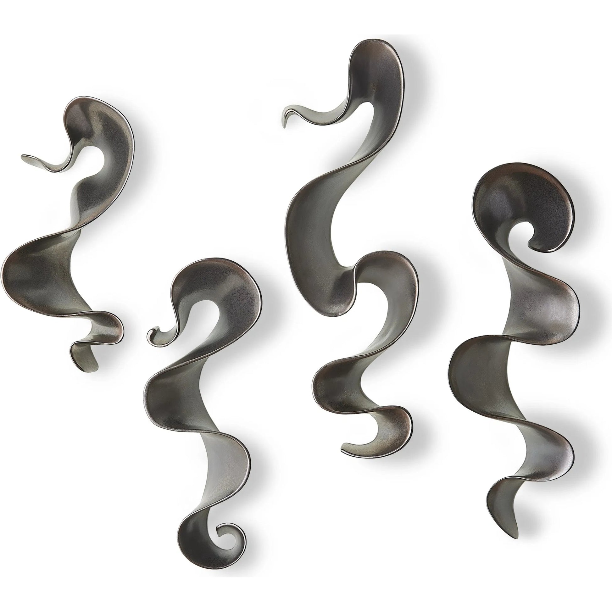 Tempest Wall Ribbon by Global Views. Made from ceramic in a modern style.