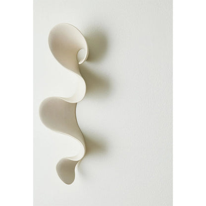 Tempest Wall Ribbon by Global Views. Made from ceramic in a modern style.
