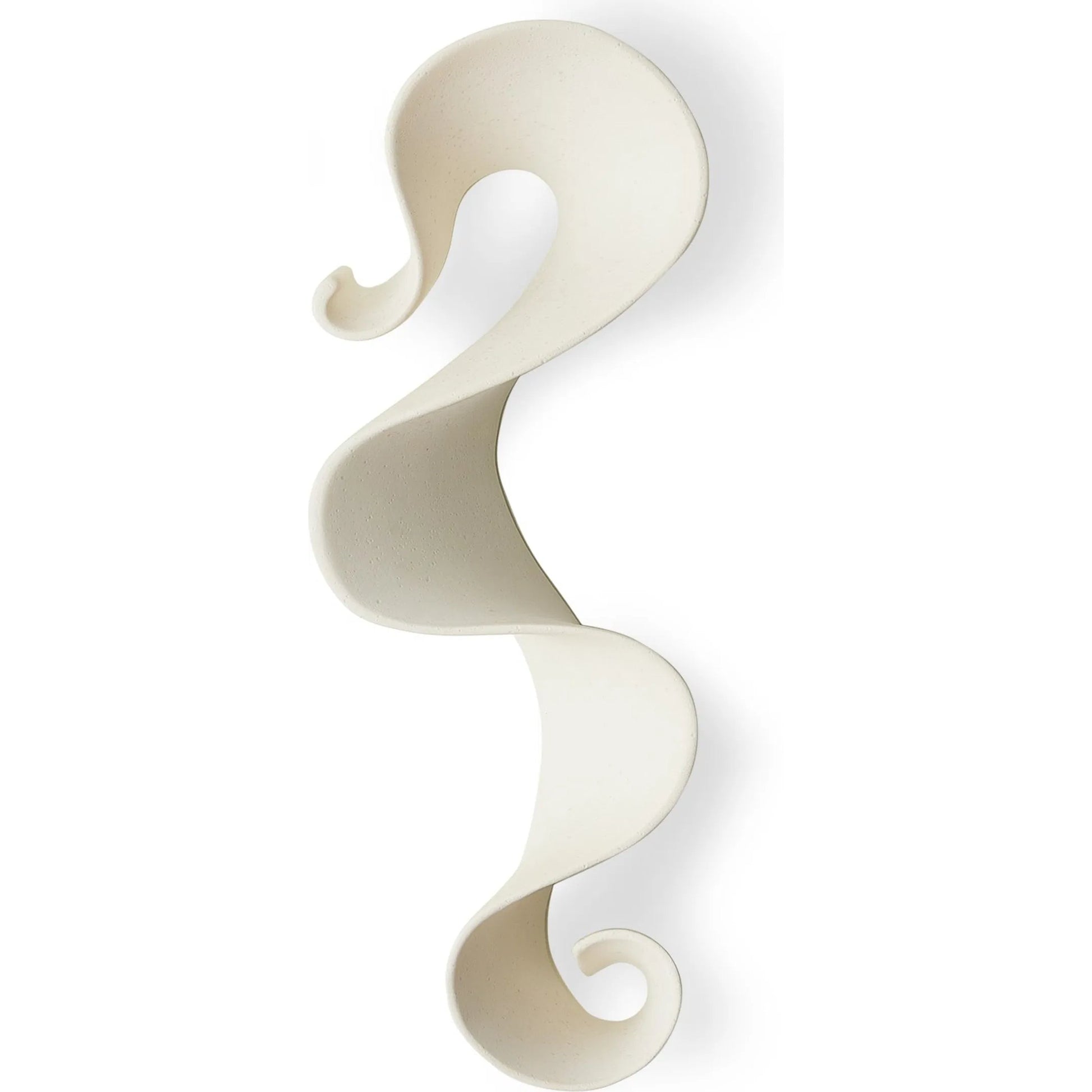 Tempest Wall Ribbon by Global Views. Made from ceramic in a modern style.