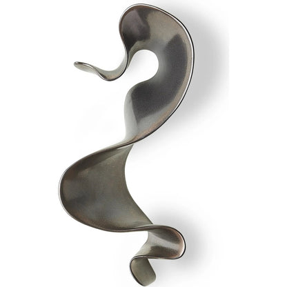 Tempest Wall Ribbon by Global Views. Made from ceramic in a modern style.