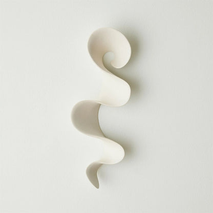 Tempest Wall Ribbon by Global Views. Made from ceramic in a modern style.