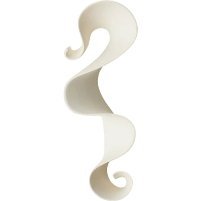 Tempest Wall Ribbon by Global Views. Made from ceramic in a modern style.