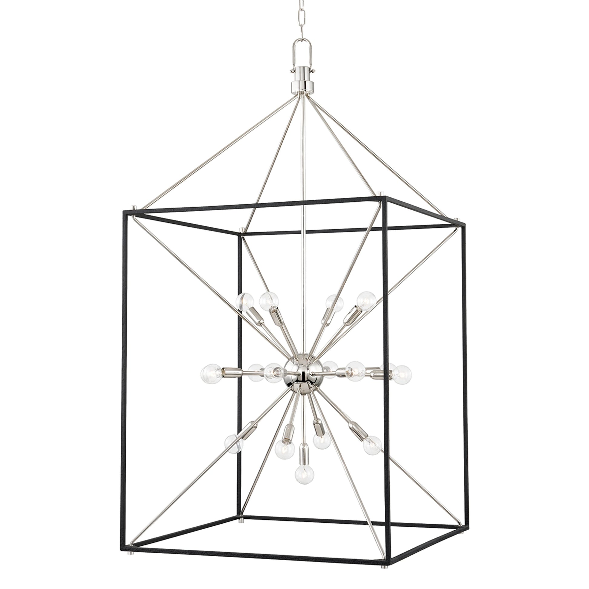 Glendale 25 Light Chandelier by Hudson Valley. Made from brass in a modern style.