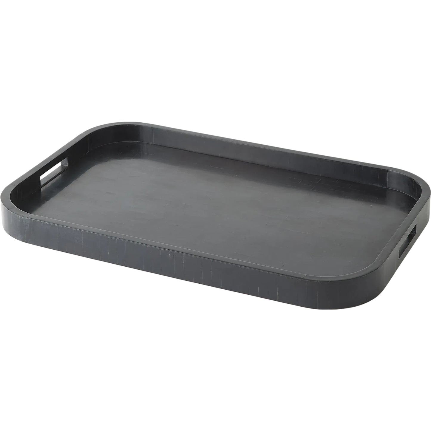 018 SI-2324519 | Primary Silo | Super Ellipse Tray by Global Views. Made from mdf, buffalo bone, horn - bubalus bubalis in a transitional style.