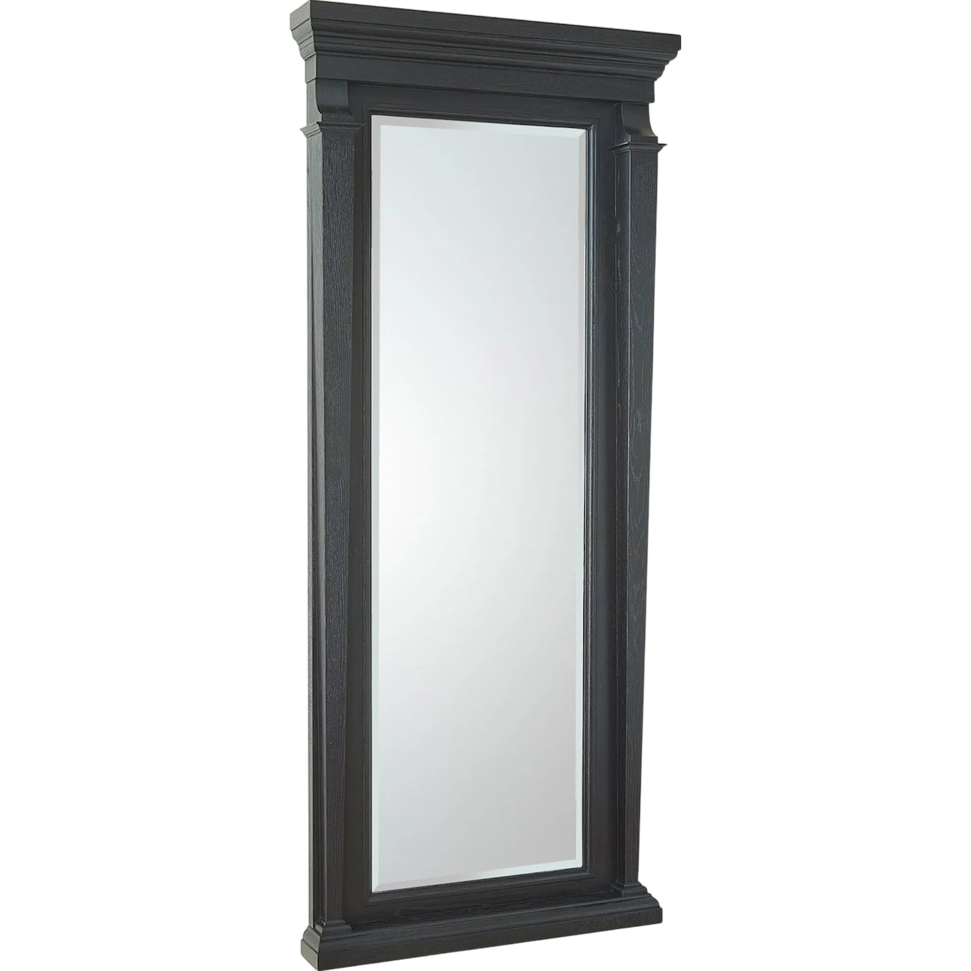 Josephine Floor Mirror by Global Views in blackened oak. Made from unique in a unique style.