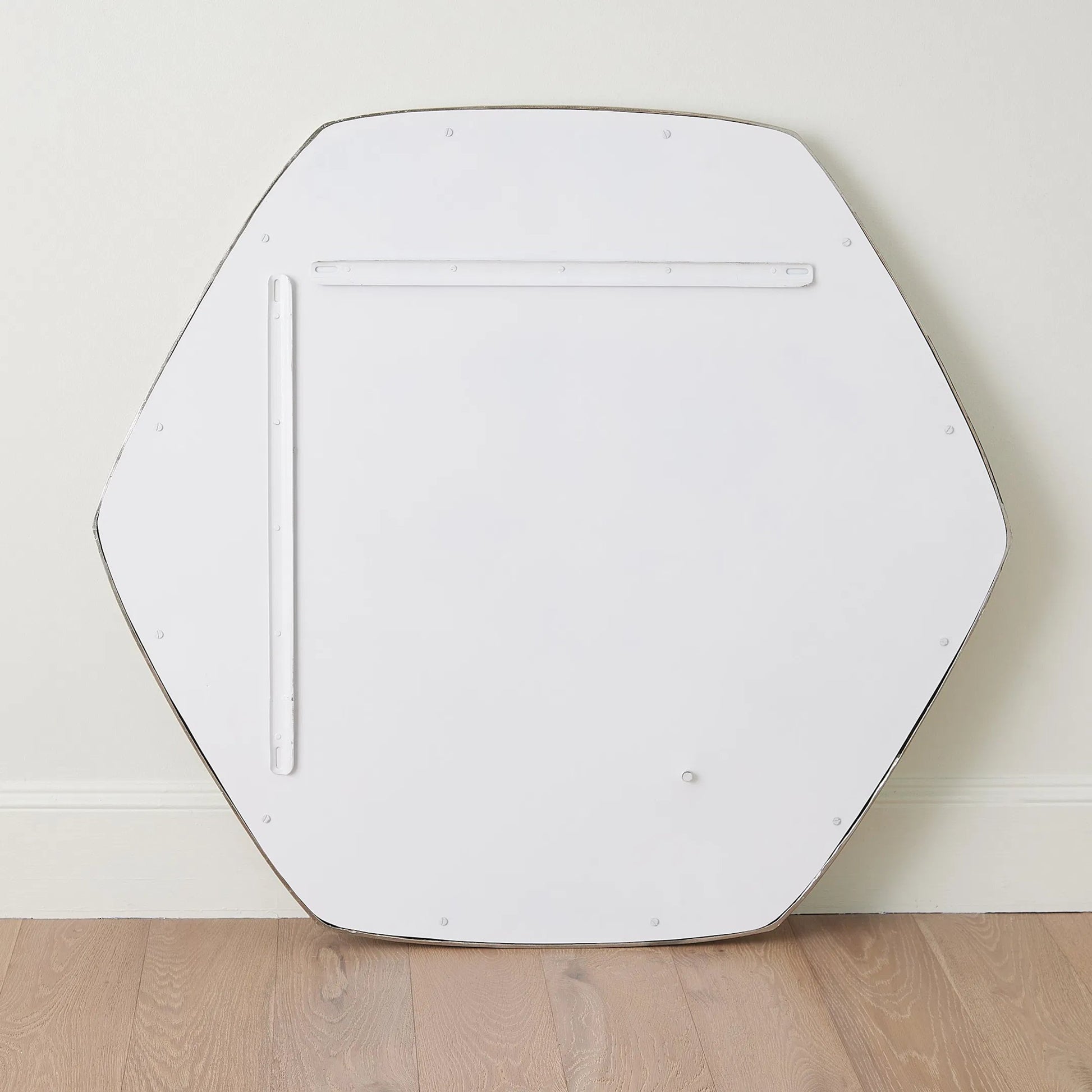 Hexagon Mirror by Global Views. Made from aluminum, mirror in a transitional style.