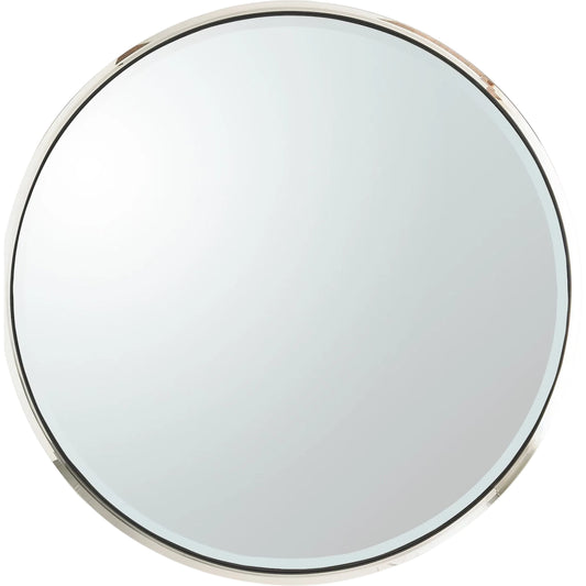 Hudson Mirror by Global Views in nickel. Made from mdf, mirror, stainless steel in a unique style.