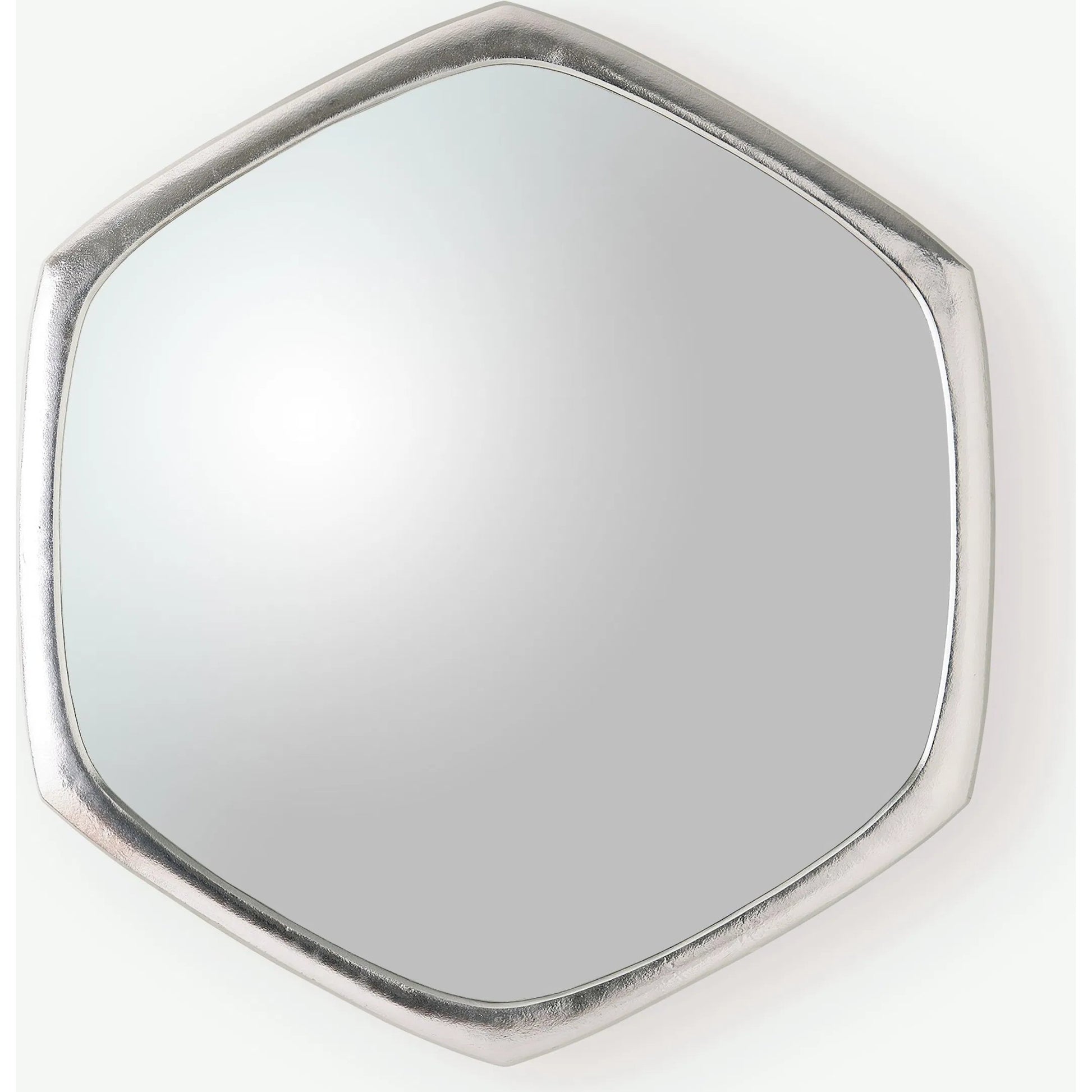 Hexagon Mirror by Global Views. Made from aluminum, mirror in a transitional style.