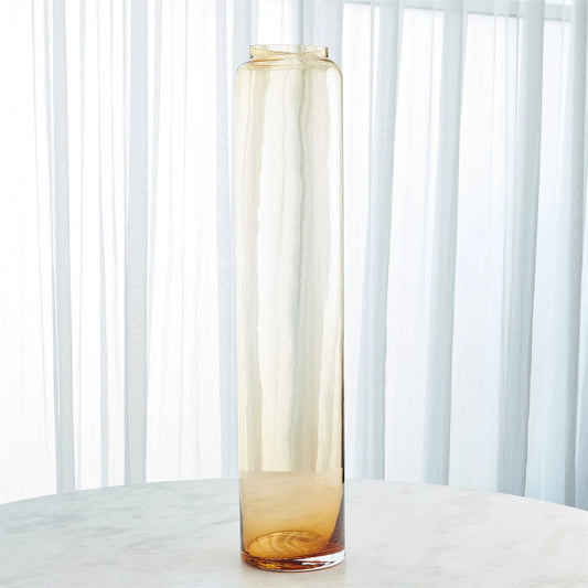 Datum Vase by Global Views in caramel. Made from unique in a eclectic & global style.