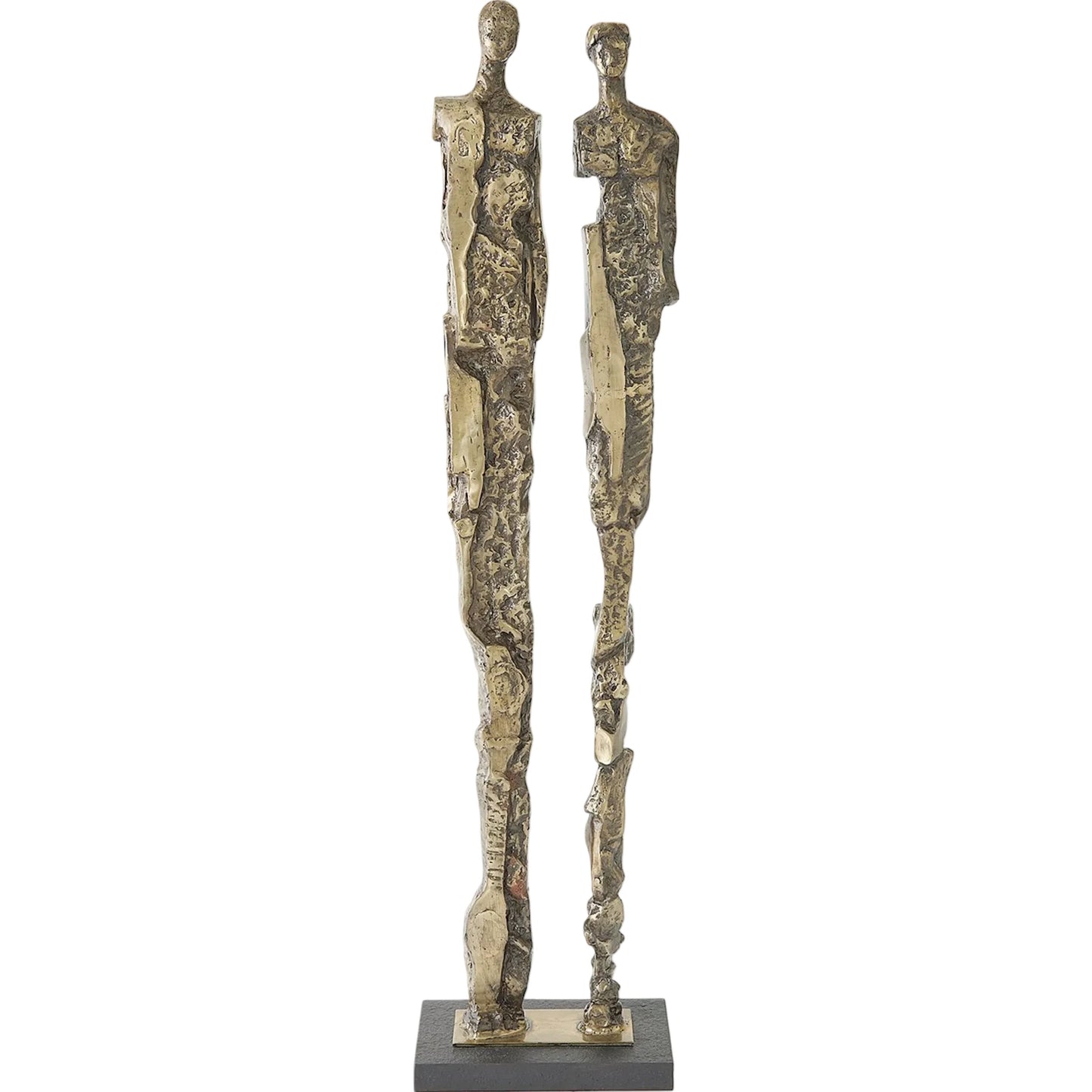 001 SI-2323012 | Primary Silo | Abstract Couple Sculpture by Global Views in brass. Made from unique in a modern style.