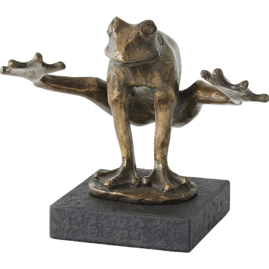 Leap Frog by Global Views in marble. Made from unique in a unique style.