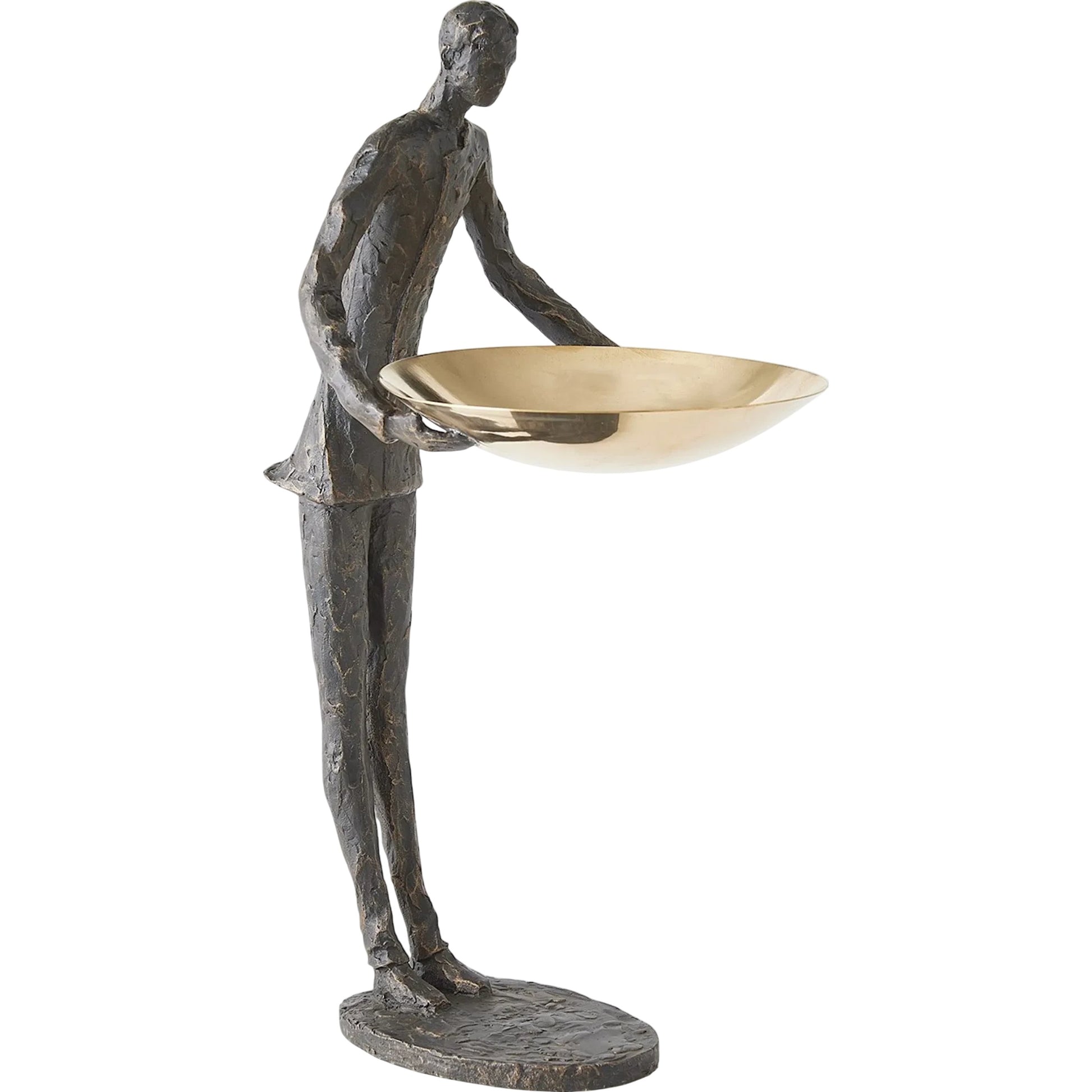 Wooster Sculpture by Global Views in bronze. Made from unique in a modern style.