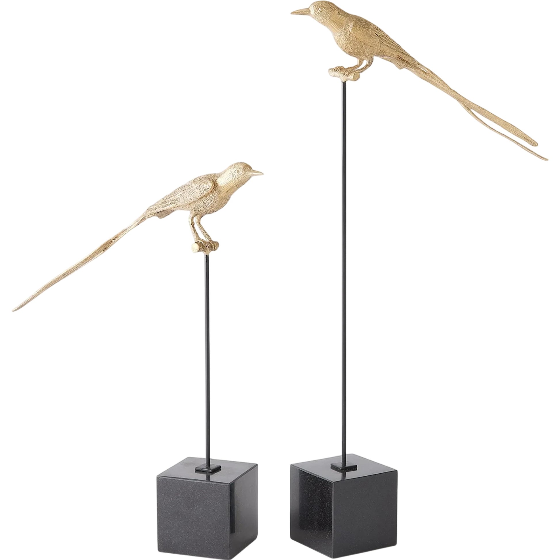 Perched Swallow by Global Views in black and marble. Made from unique in a modern style.