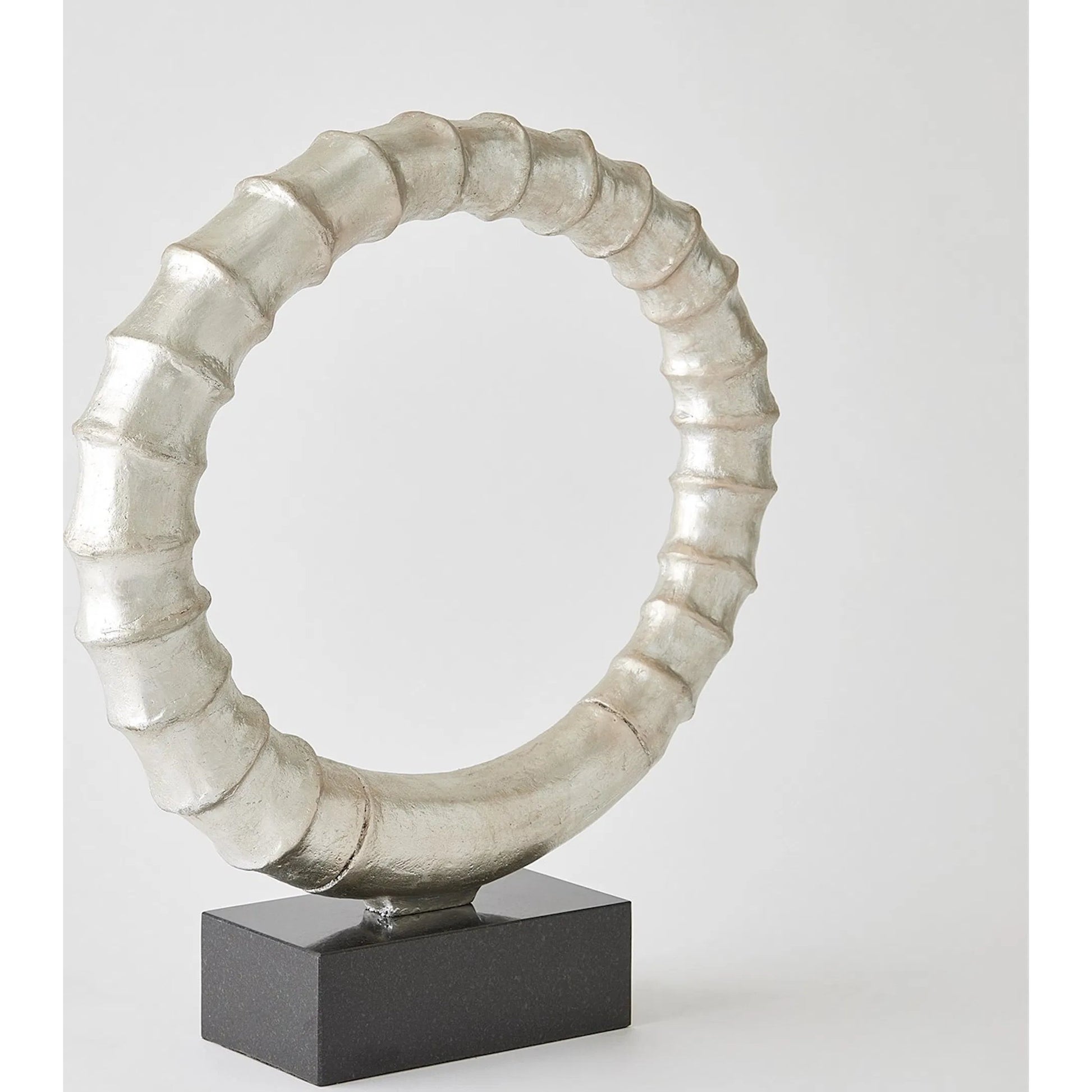 Infinity Horn Sculpture by Global Views in marble. Made from unique in a modern style.