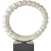 Infinity Horn Sculpture by Global Views in marble. Made from unique in a modern style.