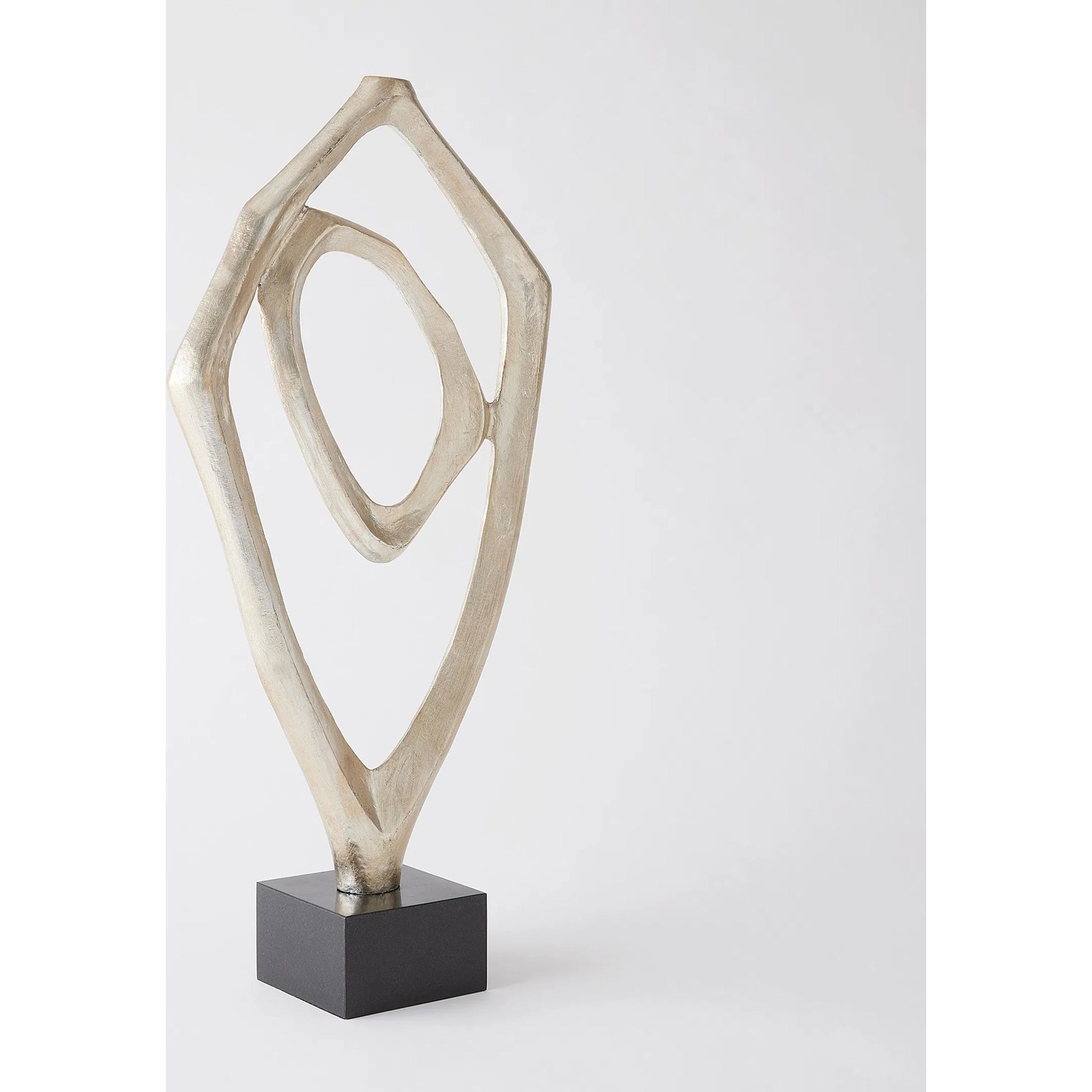 Interplay Sculpture by Global Views in marble. Made from unique in a modern style.