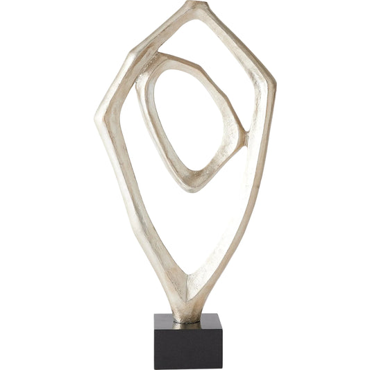 Interplay Sculpture by Global Views in marble. Made from unique in a modern style.