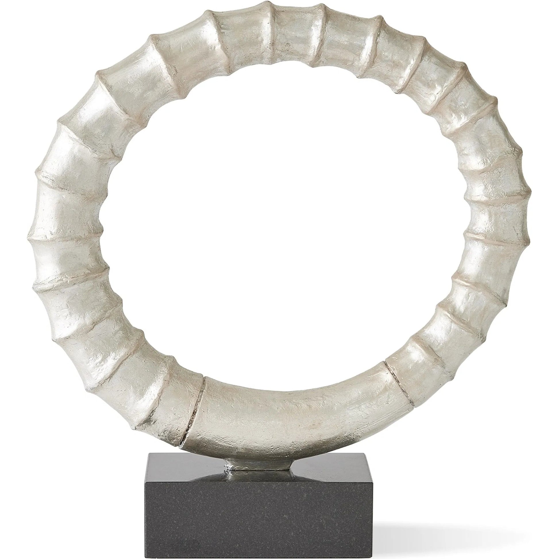 Infinity Horn Sculpture by Global Views in marble. Made from unique in a modern style.