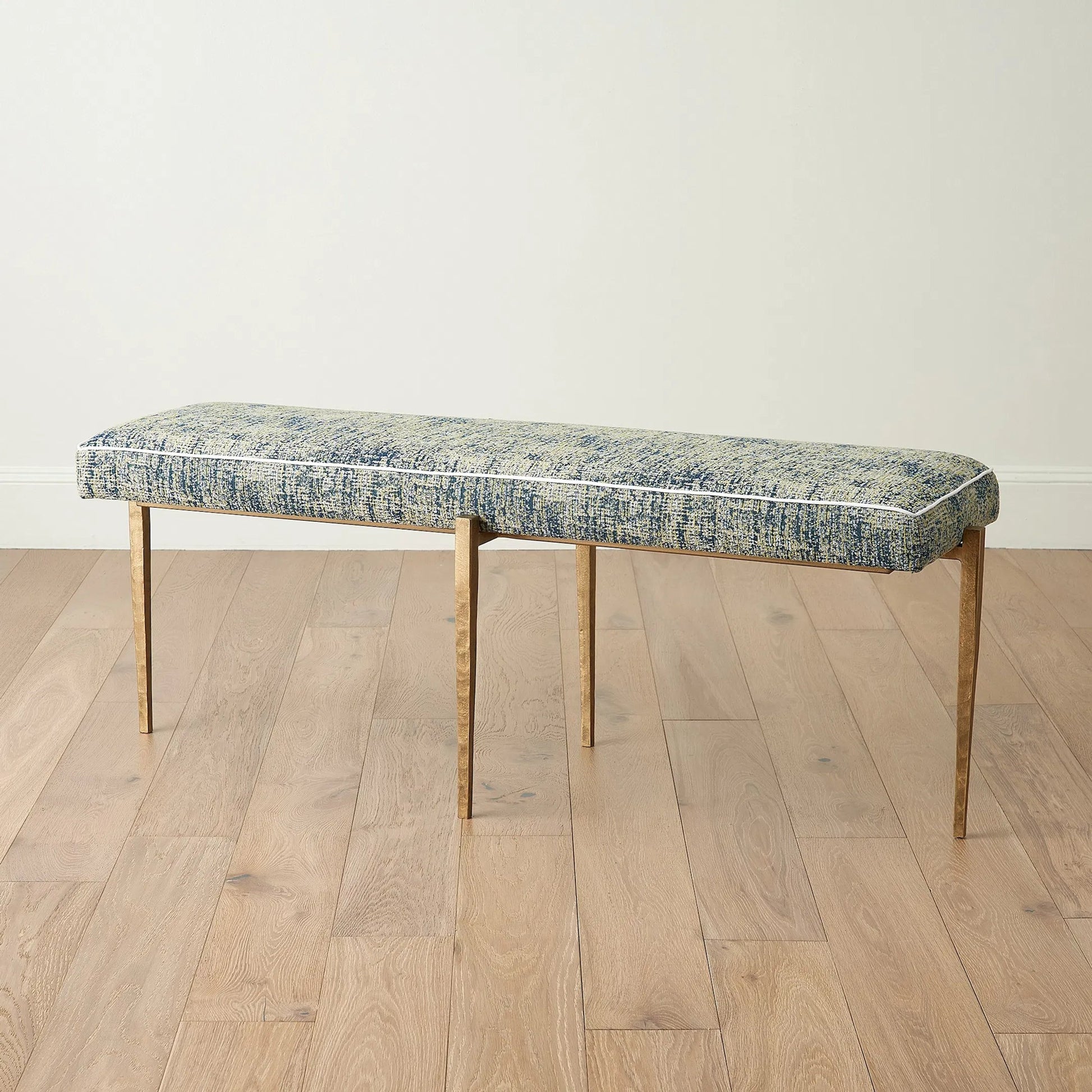 Laforge Bench by Global Views. Made from iron in a modern style.