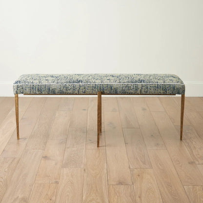 Laforge Bench by Global Views. Made from iron in a modern style.