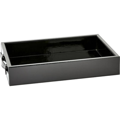 Noir Tray by Global Views in black and black. Made from unique in a traditional style.