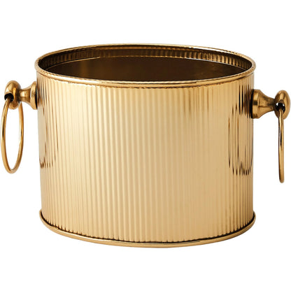 Winston Ice Bucket by Global Views. Made from stainless steel in a modern style.