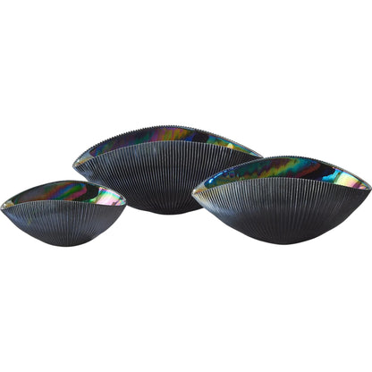 Pleated Bowl by Global Views. Made from unique in a eclectic & global style.