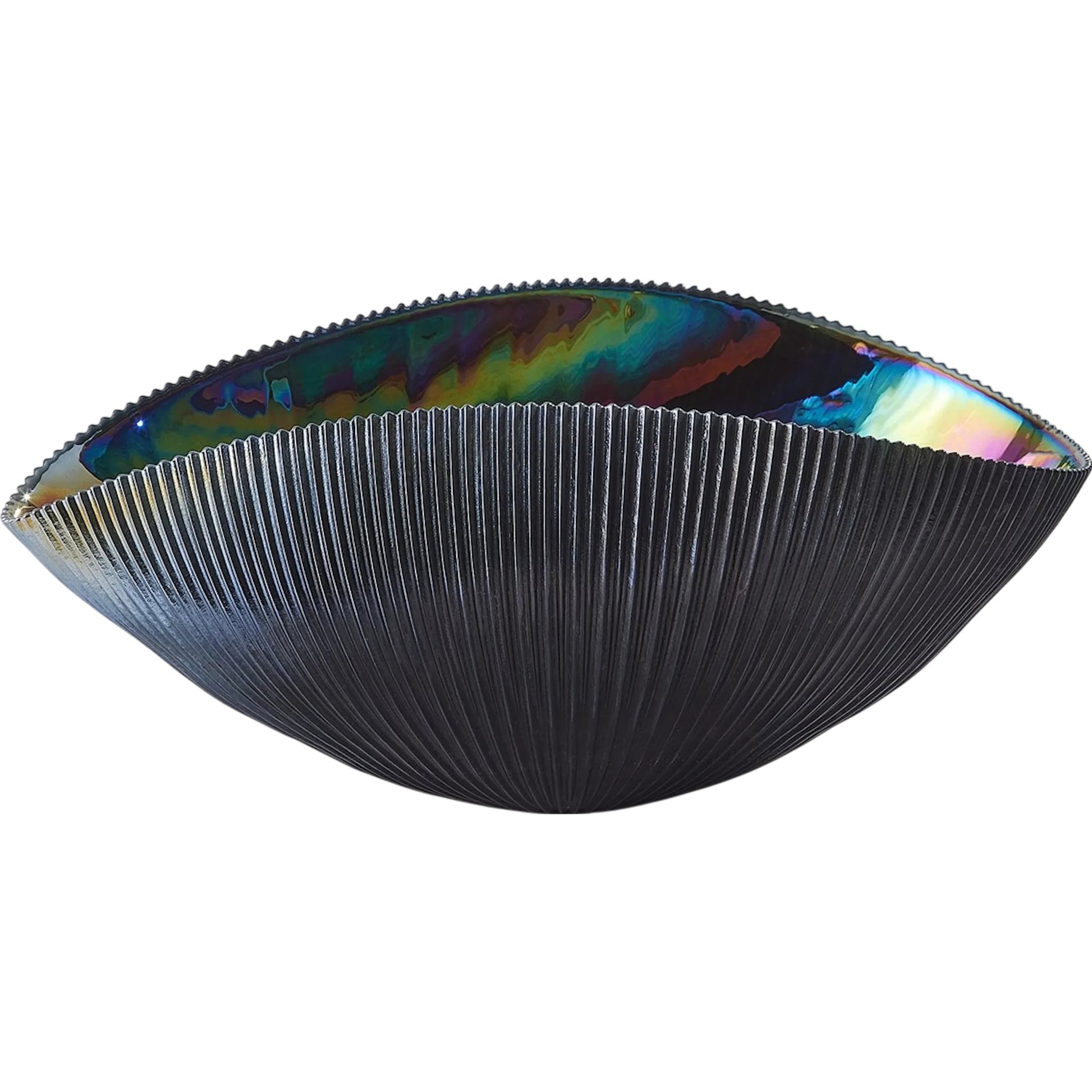 Pleated Bowl by Global Views. Made from unique in a eclectic & global style.