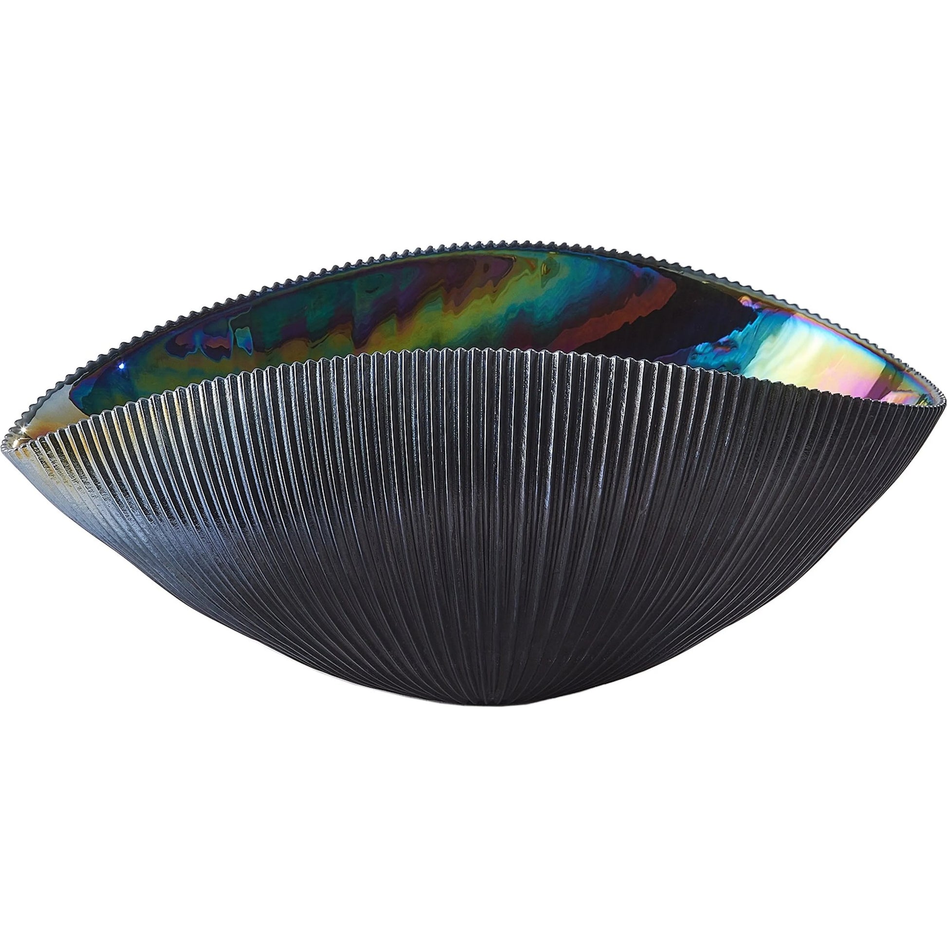 Pleated Bowl by Global Views. Made from unique in a eclectic & global style.