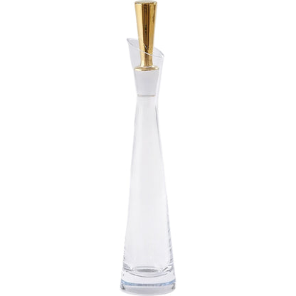 Slant Decanter by Global Views. Made from glass in a transitional style.